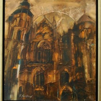 Peinture intitulée "Dome of Saint Eliza…" par Vieraszabo, Œuvre d'art originale