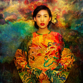 Fotografie mit dem Titel "The Empress" von Viet Ha Tran, Original-Kunstwerk, Manipulierte Fotografie