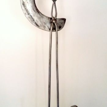 Escultura titulada "ATTELAGE ETRUSQUE L…" por Gerard Lami, Obra de arte original, Metales