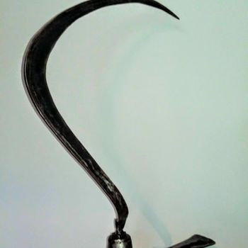 Sculpture titled "LA VOILE AU VENT 2" by Gerard Lami, Original Artwork, Metals