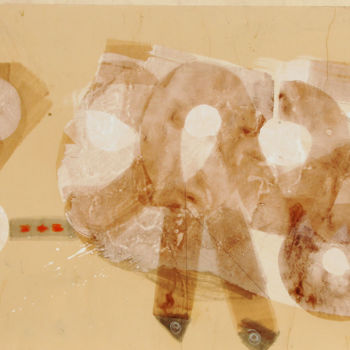 Peinture intitulée "Giochi in spiaggia-…" par Daniela Vignati, Œuvre d'art originale, Huile