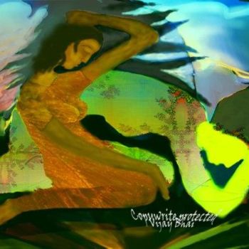 Digital Arts titled "Worshippers 2" by Vijaybhai, Original Artwork