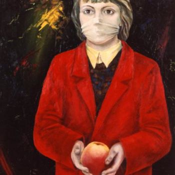 Pintura intitulada "яблоки рая (триптих)" por Kostritskii Vladimir, Obras de arte originais