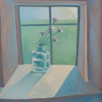 Картина под названием "окно" - Кострицкий Владимир, Подлинное произведение искусства