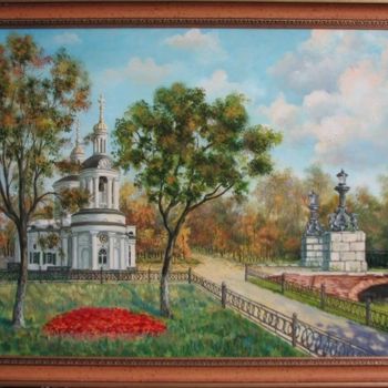 Malarstwo zatytułowany „кузьминская церковь” autorstwa Кострицкий Владимир, Oryginalna praca