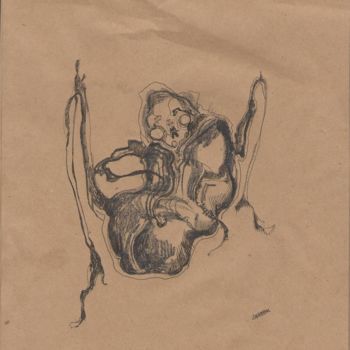 Desenho intitulada "img-20180225-025421…" por Viktoriia Gorelova, Obras de arte originais, Lápis