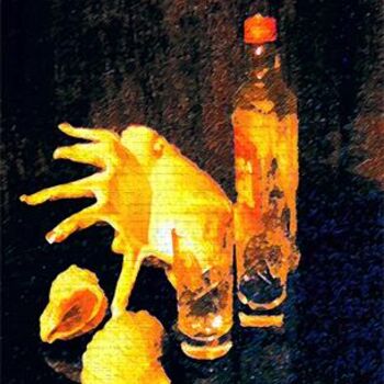 Digital Arts titled "Seashells, tequila,…" by Viktor Kovbunov, Original Artwork, Digital Painting