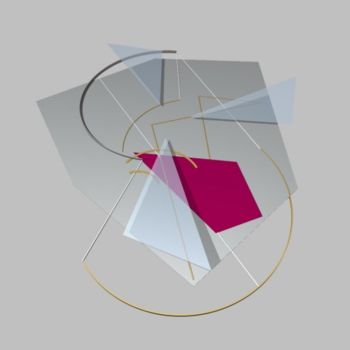 Arts numériques intitulée "composition_6" par Viktor Kovbunov, Œuvre d'art originale, Modélisation 3D