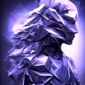 Arts numériques intitulée "Suprematist creatur…" par Viktor Artemev, Œuvre d'art originale, Peinture numérique