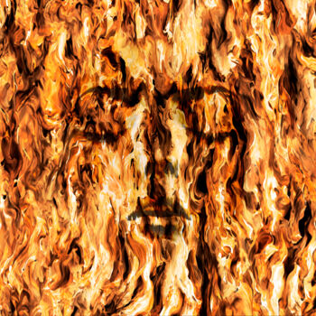 Digitale Kunst getiteld "Fire" door Viktor Artemev, Origineel Kunstwerk, Digitaal Schilderwerk