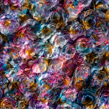 Arte digitale intitolato "Blooming complexity" da Viktor Artemev, Opera d'arte originale, Pittura digitale