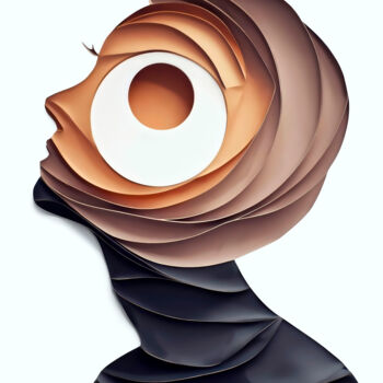 Arts numériques intitulée "Silhouette" par Viktor Artemev, Œuvre d'art originale, Peinture numérique
