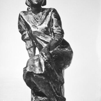 Sculpture titled ",,Люда,," by Viktor Bezumov, Original Artwork, Resin