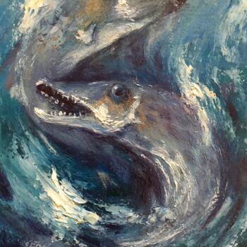 Painting titled "miniature "fishes"" by Viktor Kurson, Original Artwork, Oil