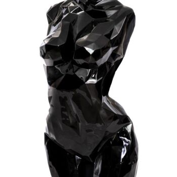 Sculpture titled "Buste" by Viktor M, Original Artwork, Resin