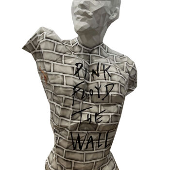 Sculptuur getiteld "The wall Pink Floyd" door Viktor M, Origineel Kunstwerk, Hars
