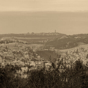 Fotografia zatytułowany „Jerusalem. View fro…” autorstwa Viktor Rybas (Victor Ribas), Oryginalna praca, Fotografia cyfrowa