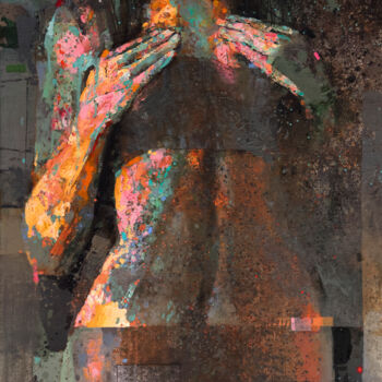 Картина под названием "Genesis 2" - Viktor Sheleg, Подлинное произведение искусства, Масло Установлен на Деревянная рама для…