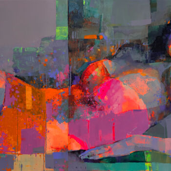 Картина под названием "Sanguinello" - Viktor Sheleg, Подлинное произведение искусства, Масло Установлен на Деревянная рама д…
