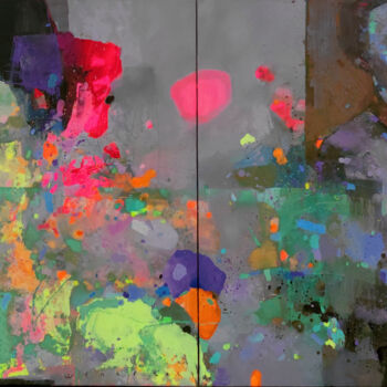 Картина под названием "Enchanted" - Viktor Sheleg, Подлинное произведение искусства, Масло Установлен на Деревянная рама для…