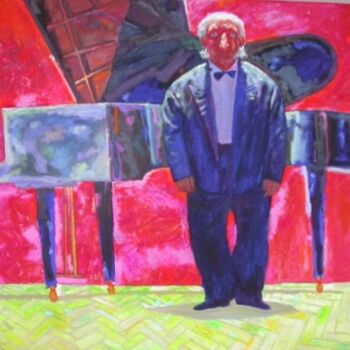 Malerei mit dem Titel "concert" von Viktor Solodky, Original-Kunstwerk, Öl