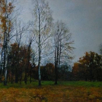 Pittura intitolato "Осень в Ораниенбаум…" da Viktor Egorov, Opera d'arte originale
