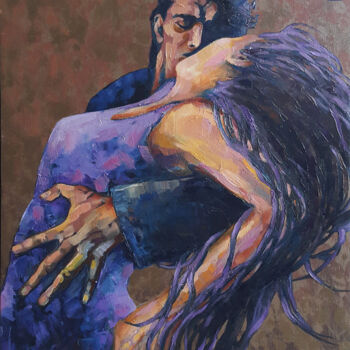 Картина под названием "Paintinng Passion d…" - Viktoria Lapteva, Подлинное произведение искусства, Масло