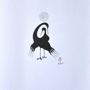 "Acquaintance" başlıklı Tablo Viktoria Patrusheva tarafından, Orijinal sanat, Jel kalem