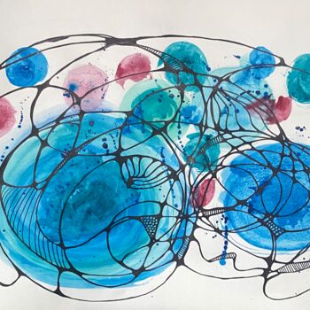 Рисунок под названием "Лёгкость" - Виктория Аграмакова, Подлинное произведение искусства, Акварель