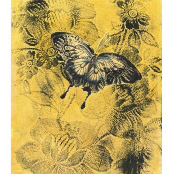 Pittura intitolato ""Butterfly" is an o…" da Viktoriia Gunina, Opera d'arte originale, Matita