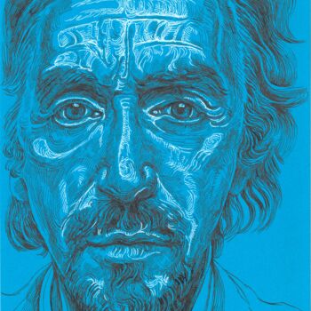 "Portrait of Al Paci…" başlıklı Resim Viktoriia Malaniuk tarafından, Orijinal sanat, Mürekkep