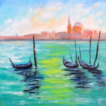 「Venice.」というタイトルの絵画 Viktoriya Filipchenkoによって, オリジナルのアートワーク, オイル