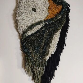 Textielkunst getiteld "FOL. Hanging tapest…" door Viktoriya Shpetna, Origineel Kunstwerk, Tapijtwerk