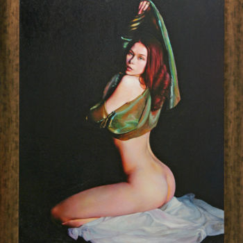 Ζωγραφική με τίτλο "Eviz" από Viktoriya Korzheva, Αυθεντικά έργα τέχνης, Λάδι