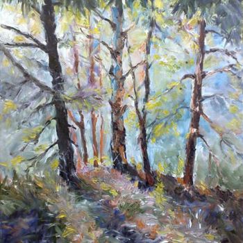 Картина под названием "Русский лес" - Viktoria Korotaeva, Подлинное произведение искусства, Другой