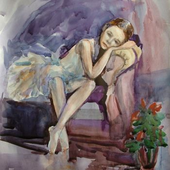 Painting titled "Мечта" by Viktoria Korotaeva, Original Artwork, Other