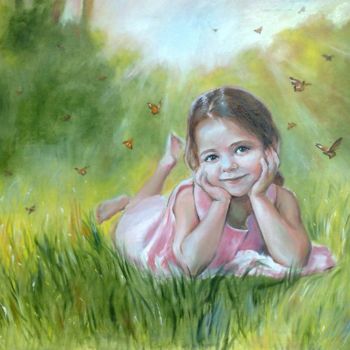 제목이 "Бабочки"인 미술작품 Viktoria Korotaeva로, 원작, 기름
