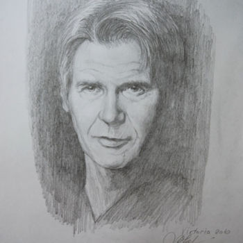 图画 标题为“Harrison Ford” 由Viktoria Korotaeva, 原创艺术品, 其他