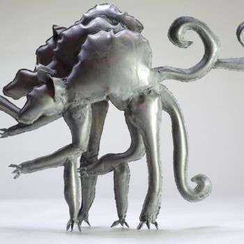 Escultura titulada "Twins 1" por Vilgeniy Melnikov, Obra de arte original, Metales