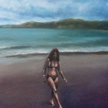 Painting titled "Costa Rica" by Viliana At., Original Artwork, Oil