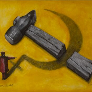 Malerei mit dem Titel "“Hoz, Sombra, Marti…" von Camilo Villalvilla Soto, Original-Kunstwerk, Acryl Auf Keilrahmen aus Holz…