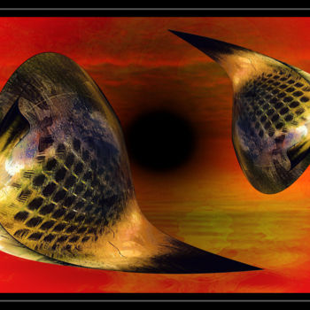Digital Arts titled "Solar Cameleo I" by Vince Dark, Original Artwork, Digital Painting