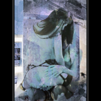 Digitale Kunst mit dem Titel "Women Sensuality II" von Vince Dark, Original-Kunstwerk, Fotomontage
