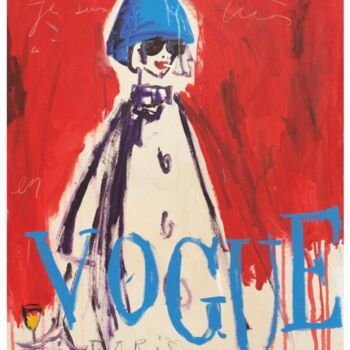 Impressões e gravuras intitulada "Vogue" por Vincent Alran, Obras de arte originais, Serigrafia
