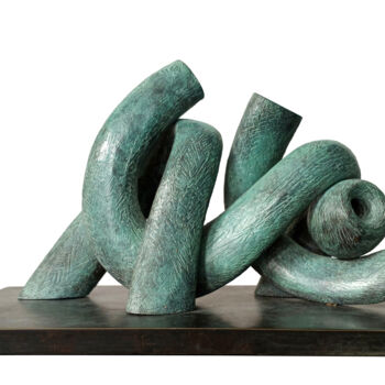 Sculpture intitulée "L'H Rapaillé I" par Vincent Champion-Ercoli, Œuvre d'art originale, Bronze