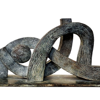 Скульптура под названием "Recline I" - Vincent Champion-Ercoli, Подлинное произведение искусства, Бронза