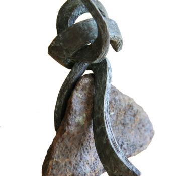 Скульптура под названием "Oxalis III" - Vincent Champion-Ercoli, Подлинное произведение искусства, Бронза