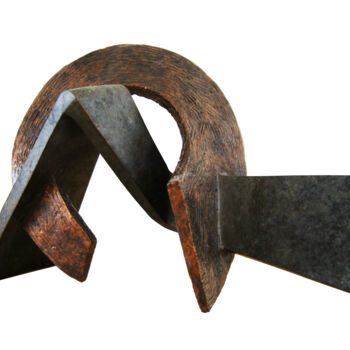 Sculpture intitulée "Wheelstick II" par Vincent Champion-Ercoli, Œuvre d'art originale, Bronze