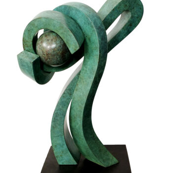 Sculpture titled "La Constance III" by Vincent Champion-Ercoli, Original Artwork, Bronze