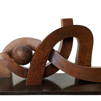 Sculpture intitulée "Recline II" par Vincent Champion-Ercoli, Œuvre d'art originale, Bronze